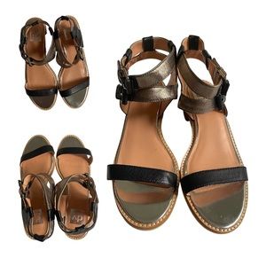 Dolce Vita Low Heel Ankle Strap Open-Toed Sandals, Size: 8